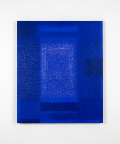 藍色May'18, KATSUYOSHI INOKUMA, 2018Acrylic, Coffee powder on panel73.0 × 61.0cm