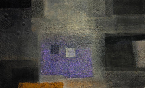 UNTITLED Aug '22, KATSUYOSHI INOKUMA, 2022Acrylic and coffee powder on board35.5 × 58.5 cm