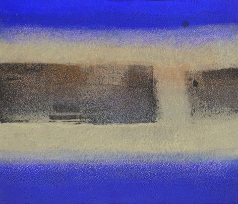 IN BLUE Oct '22 (I), KATSUYOSHI INOKUMA, 1997 - 2022Panel, Board, Acrylic, Coffee Powder 45.5 × 53.0