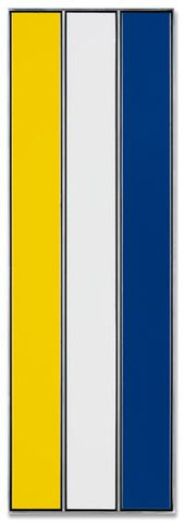 Untitled 9/10, TADAAKI KUWAYAMA, 1971Aluminum, enamel and aluminum edge92.6 × 30.6 × 2.5 cm