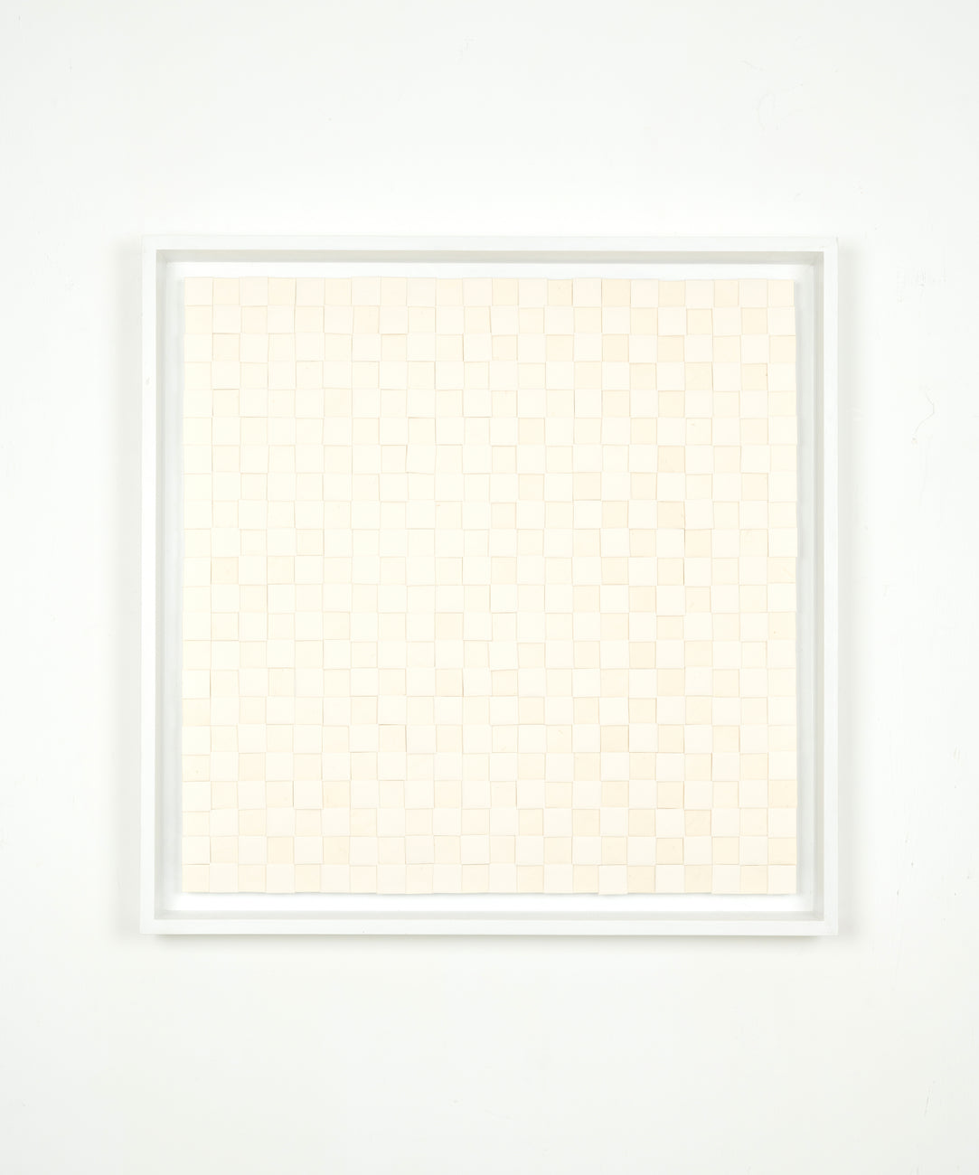 Untitled (RN324-3-1/2-15), RAKUKO NAITO, 2015japanese paper on panel61.0 × 61.0 × 8.9cm