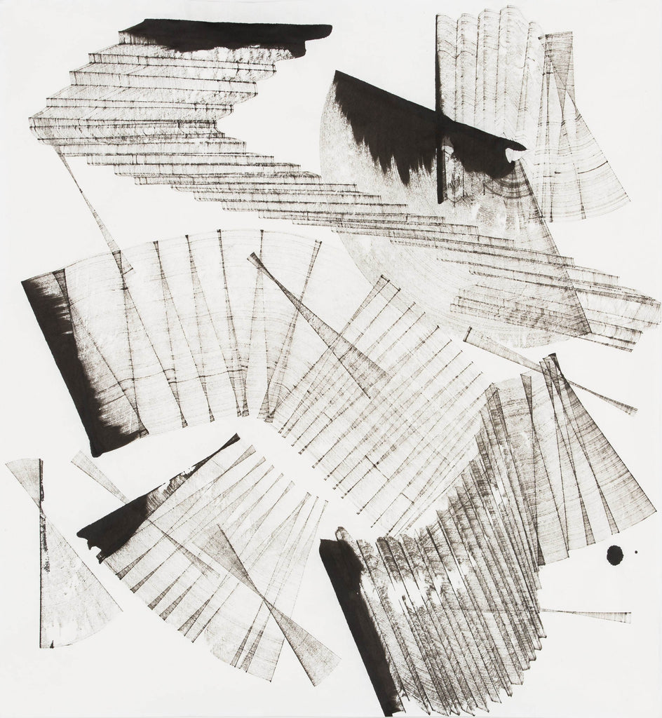 无标题 KR-15, KIRO UEHARA, 2016Ink on paper75.7 × 69.8cm
