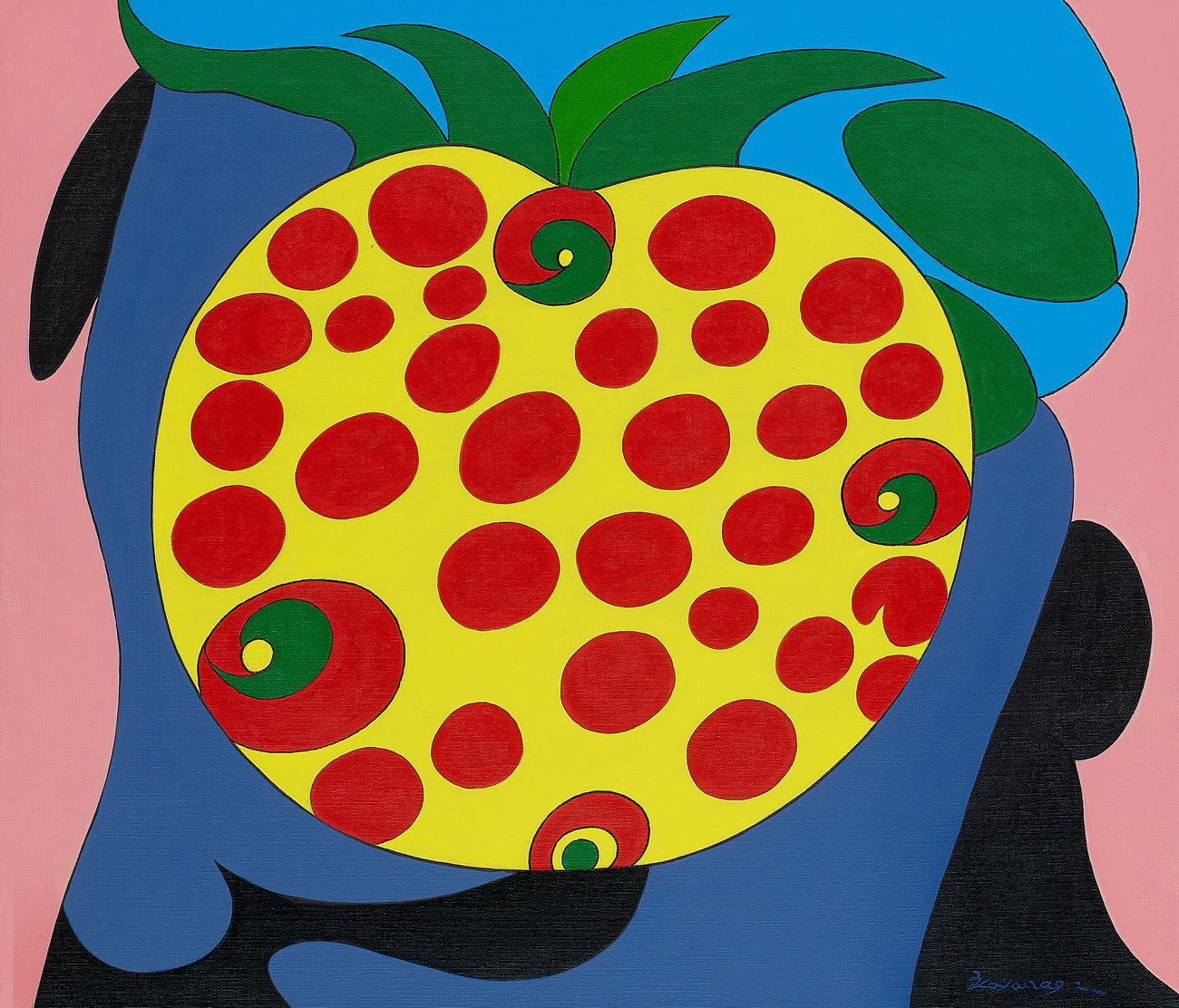 This is not a Tomato, GO YAYANAGI, 2022Panel, Canvas, Acrylic, Oil painting45.5 × 53.3cm