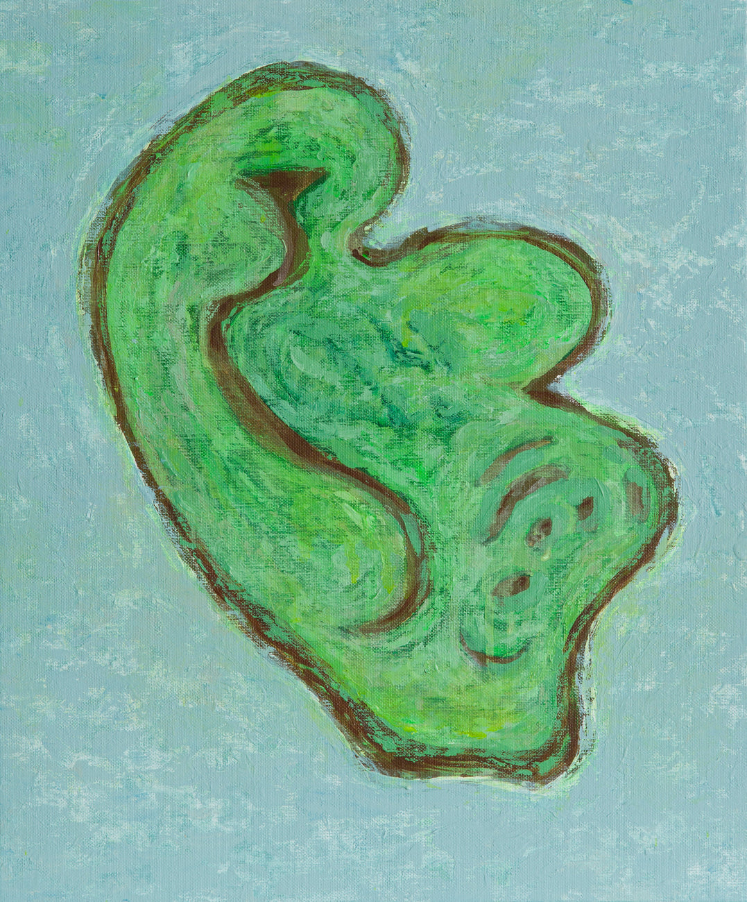 Gummy bear, SACHIKO KAMIKI, 2023Acrylic on canvas45.5 × 38.2 cm