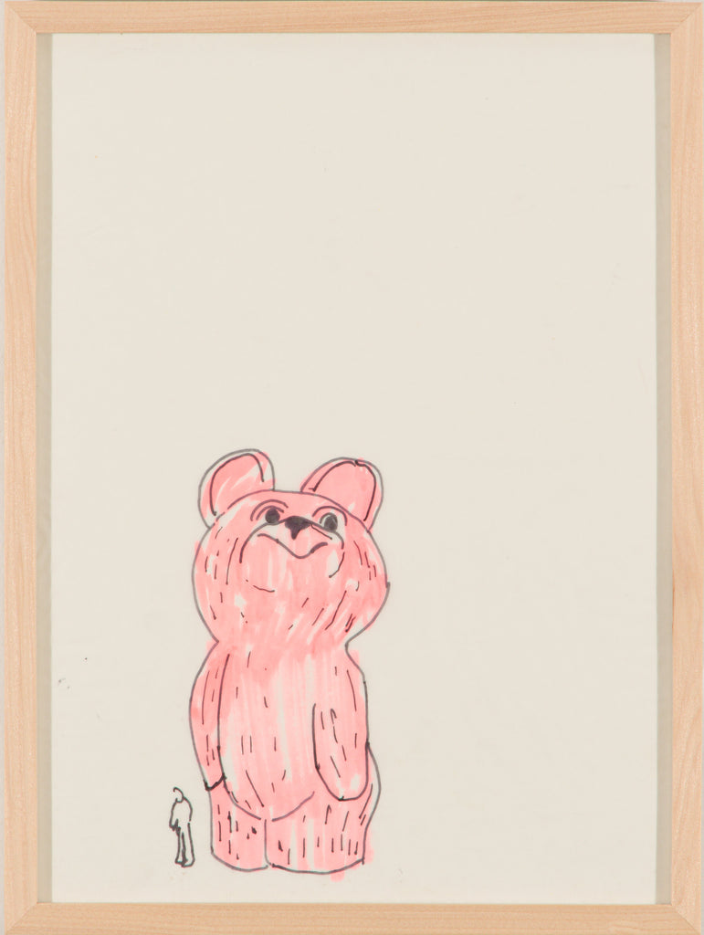 Smoking Bear Study, FLORENTIJN HOFMAN, 2015Panel, Paper, Pencil, Color pencil32.0 × 23.7 cm