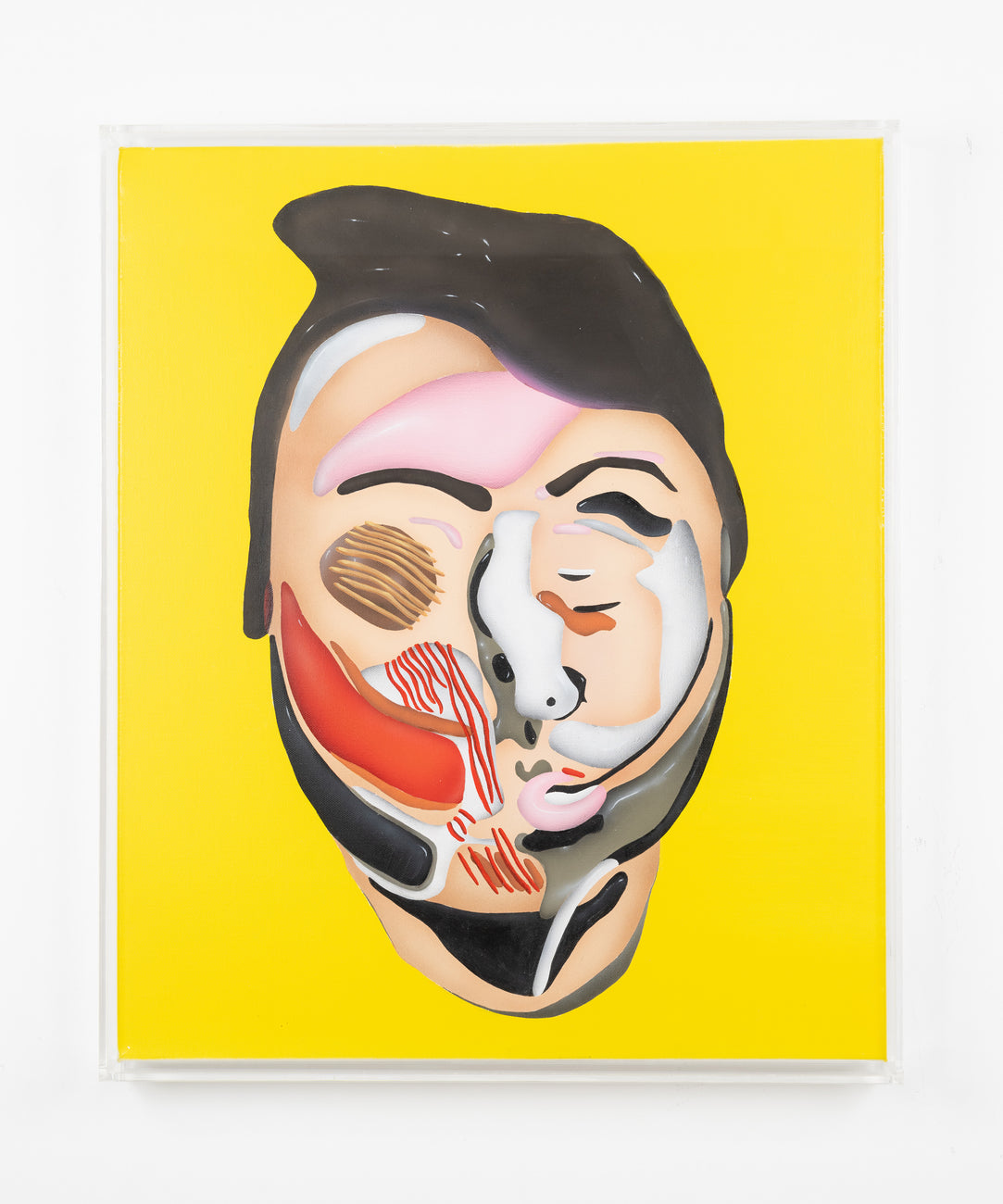 頭像來自龍蝦樂園美術館（黃色）, PHILIP COLBERT, 2019Acrylic, oil on canvas60.0 × 50.0 cm