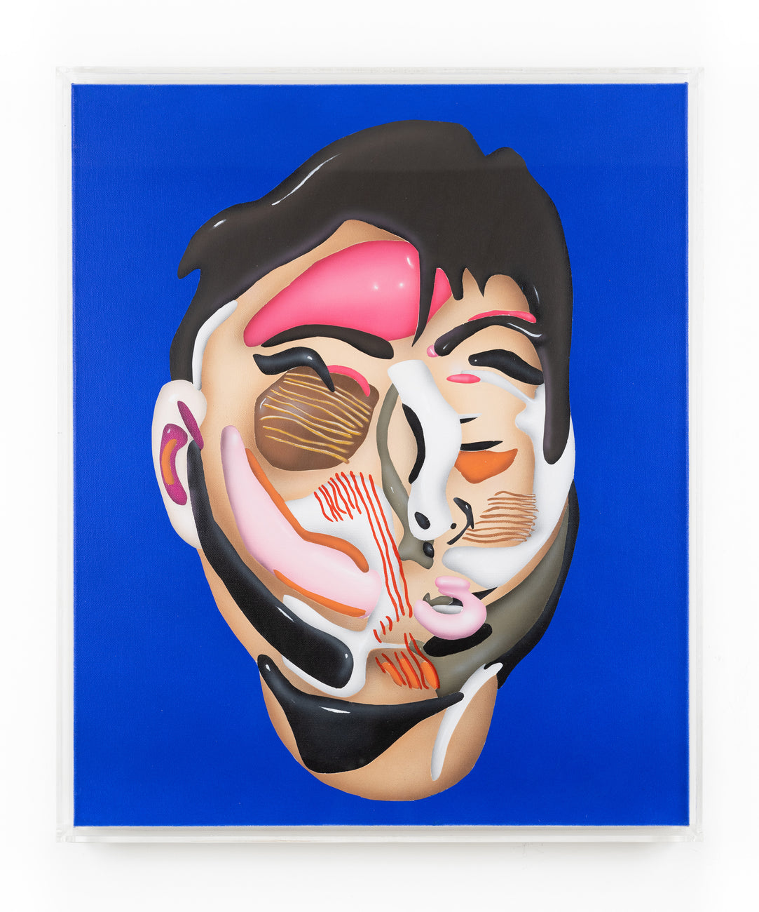 Head Study From The Lobster Land Museum (Blue), PHILIP COLBERT, 2019Oil and acrylic on canvas60.0 × 50.0 cm