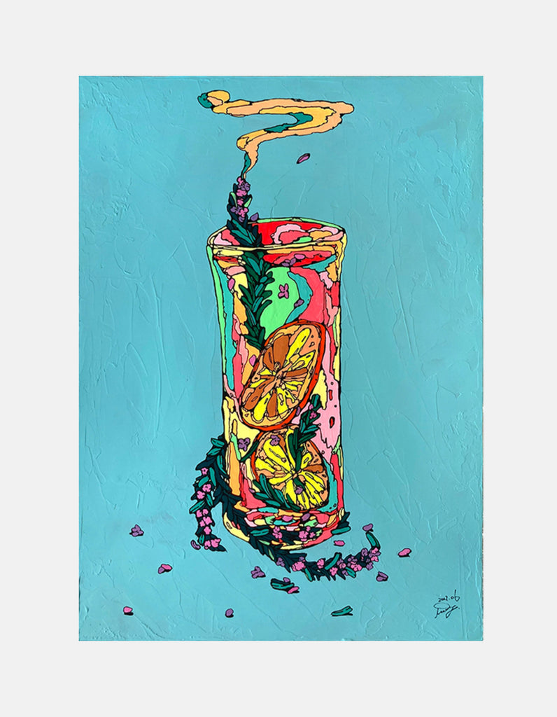 The Water of Life Ⅵ, icco Yoshimura, 2022Panel, Canvas, Acrylic60.0 × 42.0cm