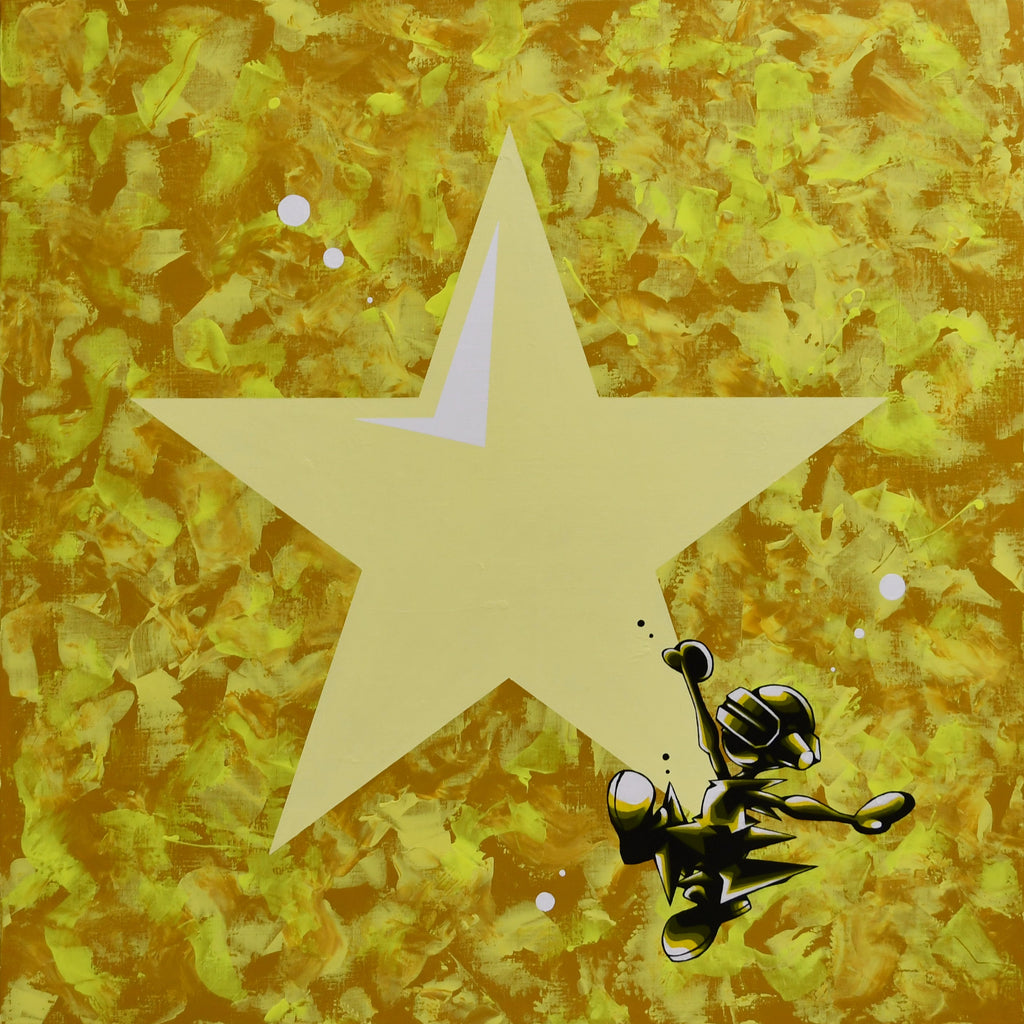 MARK SERIES STAR, MANABU MORITA, 2022Panel, Canvas, Acrylic91.0 × 91.0cm