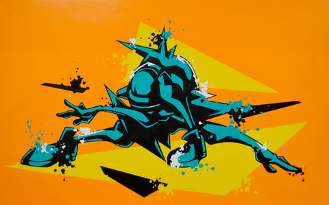 SHADOW SERIES ORANGE, MANABU MORITA, 2022Panel, Canvas, Acrylic72.7 × 116.9cm
