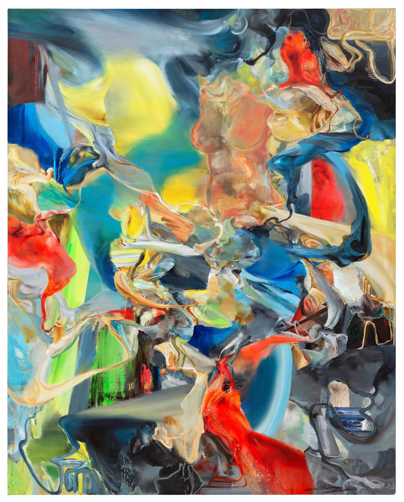 Shimmer, WU SHUANG, 2022Panel,  Oil on canvas163.0 × 130.0 cm