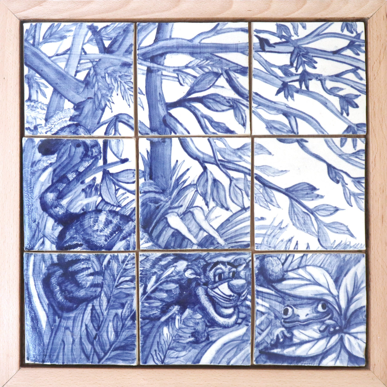 SURPRISE, SEBASTIAN CHAUMETON, 2023Ceramic Tile & Wooden frame40.1 × 40.1 × 2.3 cm