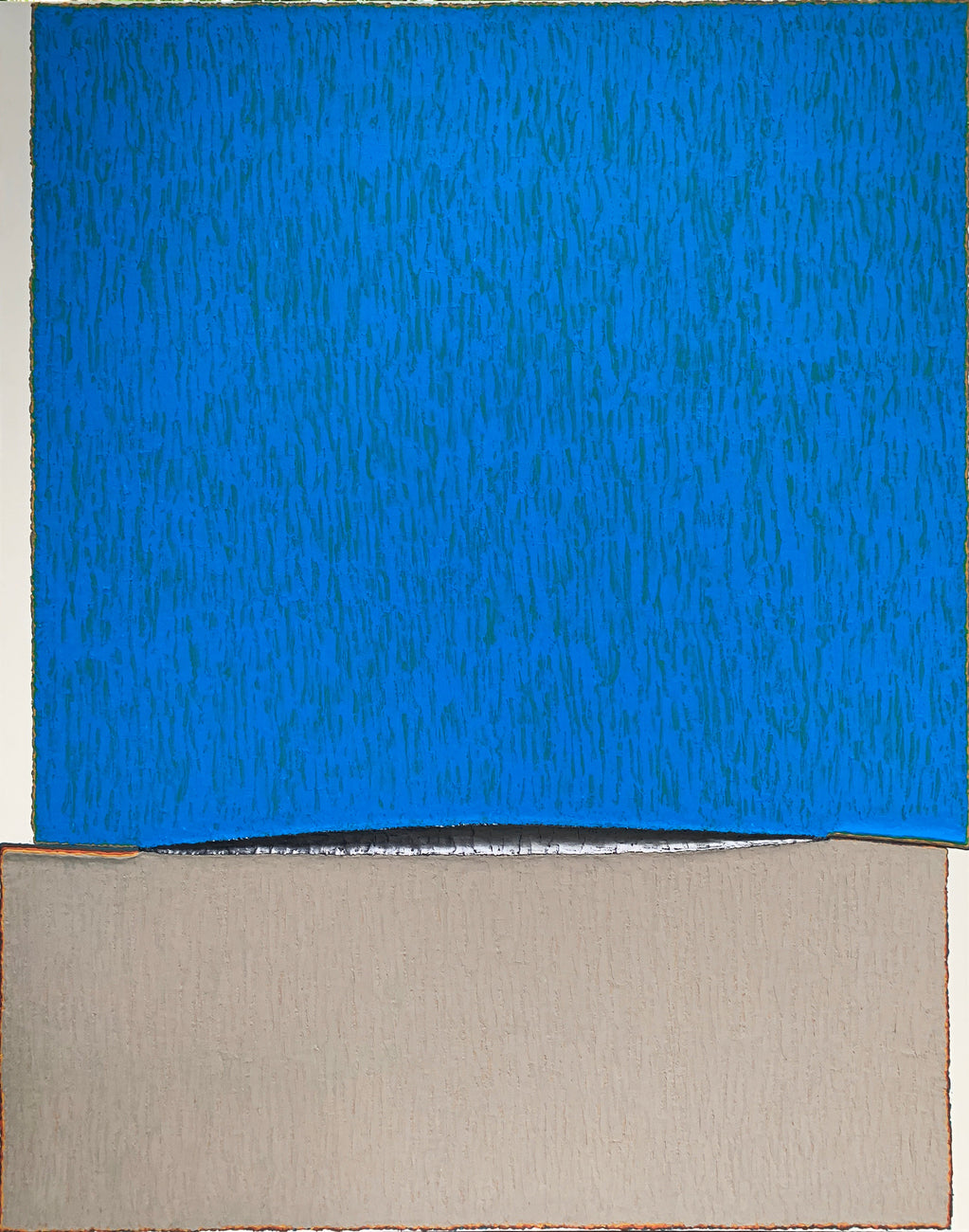 Pile up & Rub Interstice 19-33, SOONIK KWON, 2019Panel, mixed media on canvas116.0 × 91.0 cm