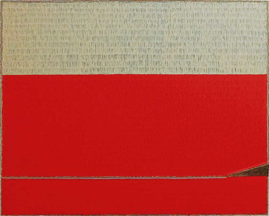 Pile up & Rub - Interstice (03-12), SOONIK KWON, 2022Mixed media on canvas, panel130.3 × 162.2 cm