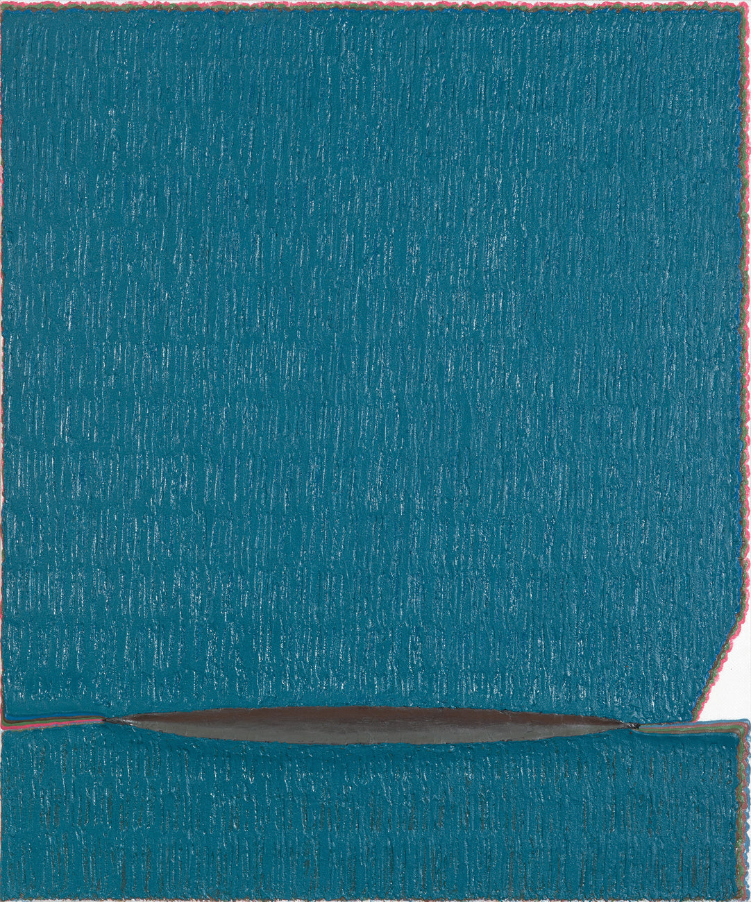 Pile up & Rub - Interstice (9-04), SOONIK KWON, 2022Mixed media on canvas, panel60.6 × 50.0 cm