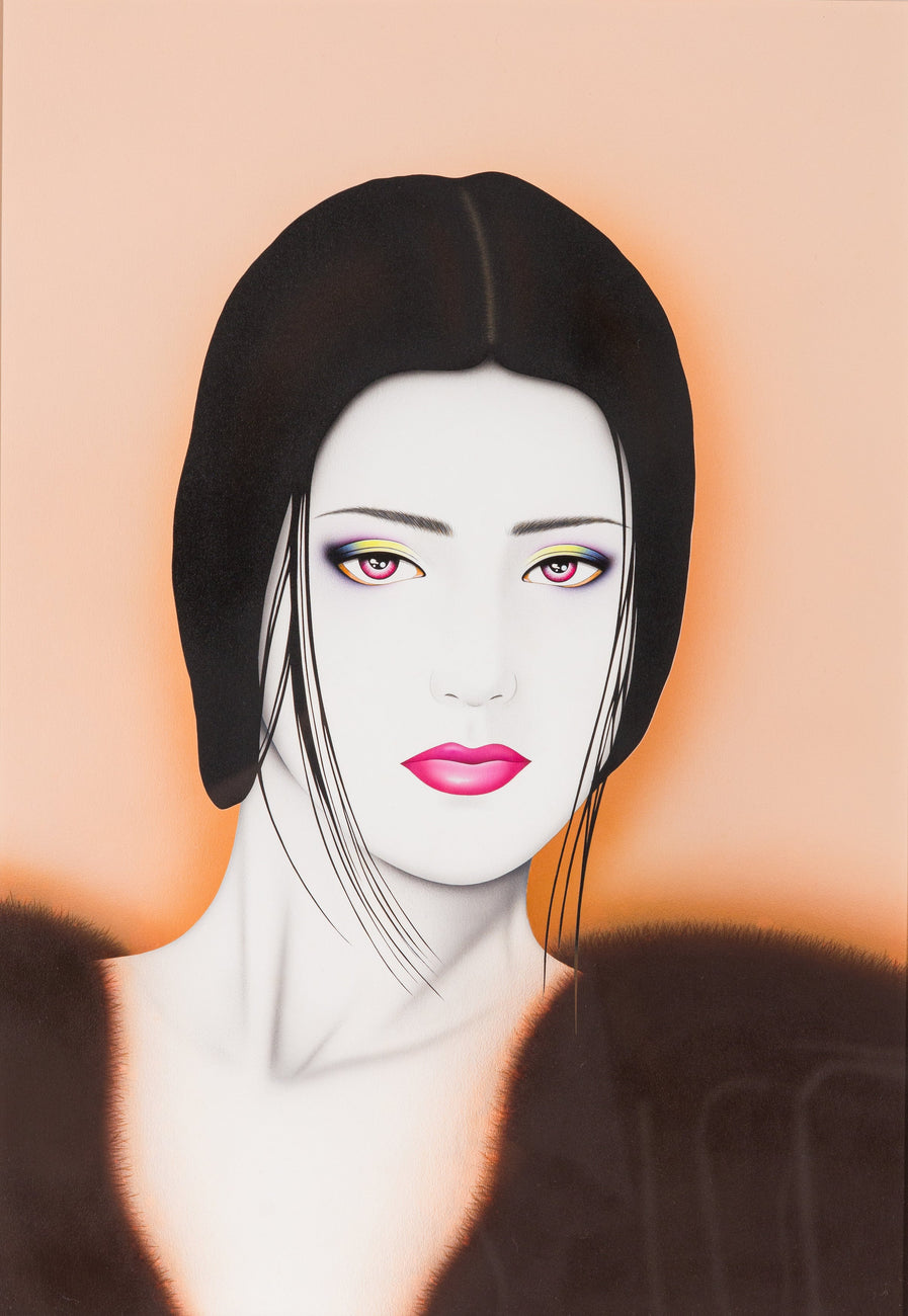 KI, SENKO TAKAHASHI, 1993Frame, acrylic, airbrush, on paperboard51.5 × 36.4 cm