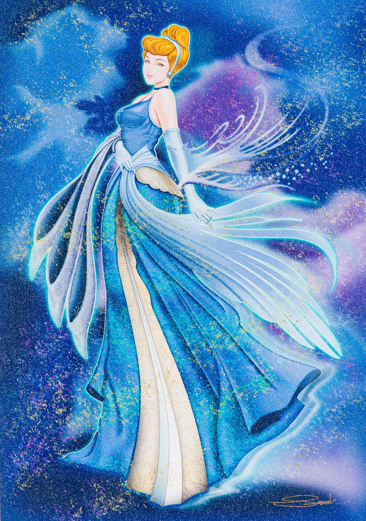 Fantasy Princess, SENKO TAKAHASHI, 1998Frame, giclee, medium, foil on canvas51.5 × 36.4 cm