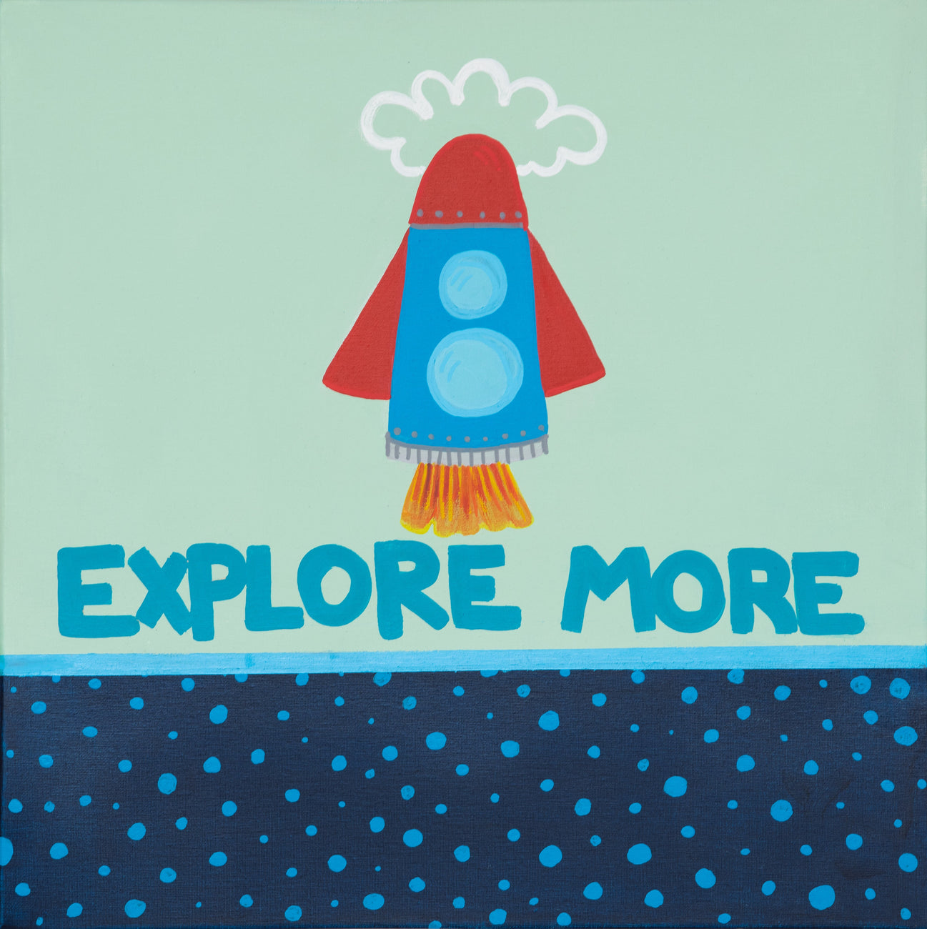Explore more, DEBBIE REDA, 2023Panel, Canvas, Oil stick, Acrylic40.0 × 40.0 × 3.5