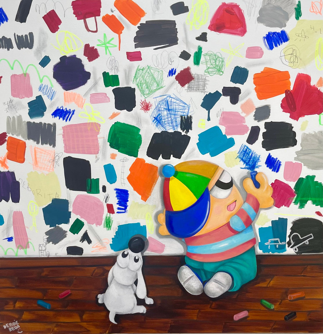 New Box of Colored Crayons