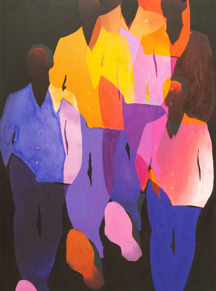 Tracks of Light, REBECCA BERNAU, 2023Acrylic on framed dibond160.0 × 120.0 cm